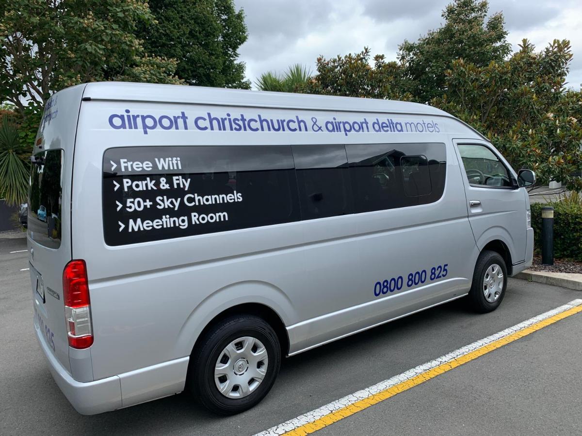 Airport Delta Motel Christchurch Esterno foto